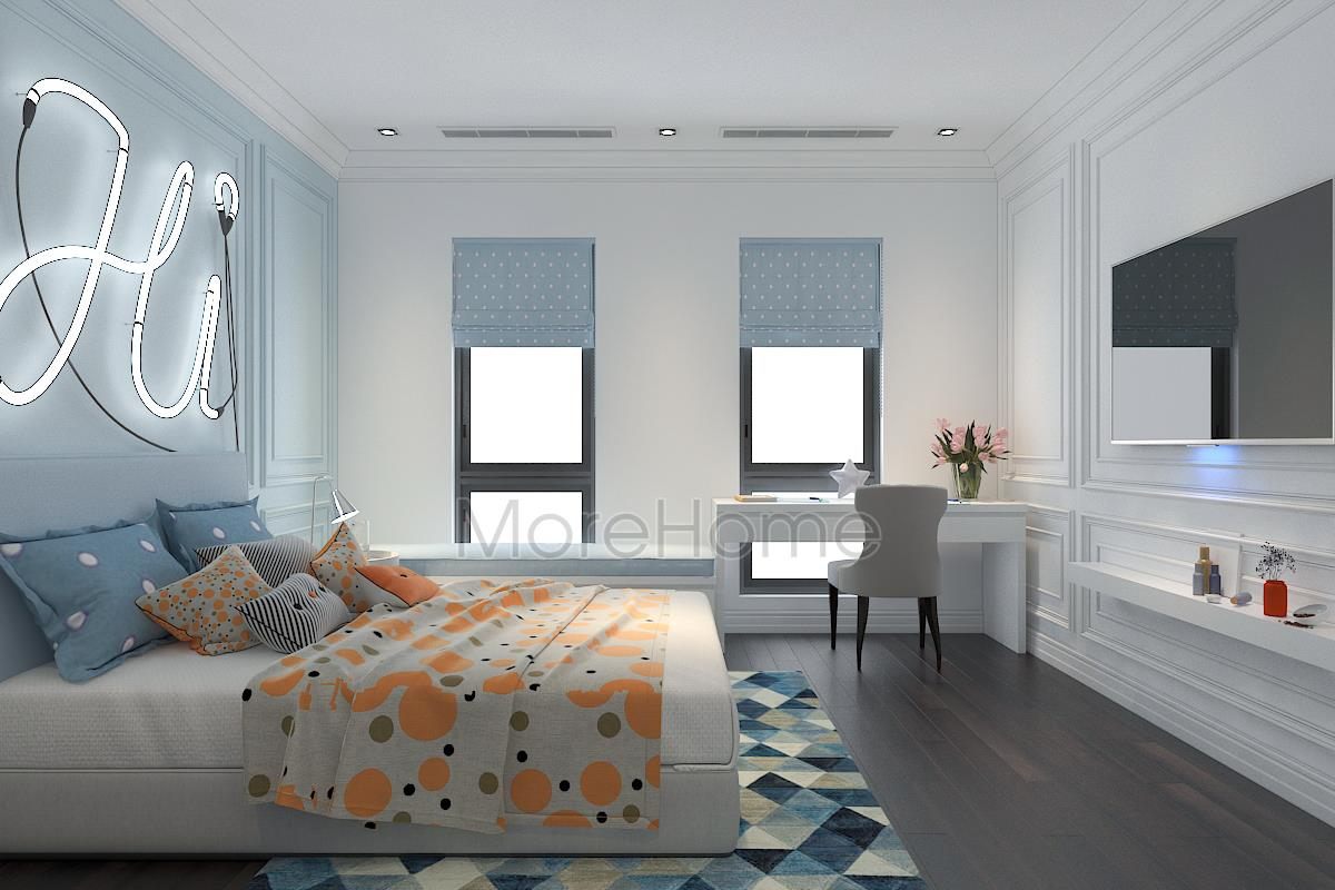 Thiết kế nội thất sang trọng chung cư TSQ, Mỗ Lao, Hà Đông